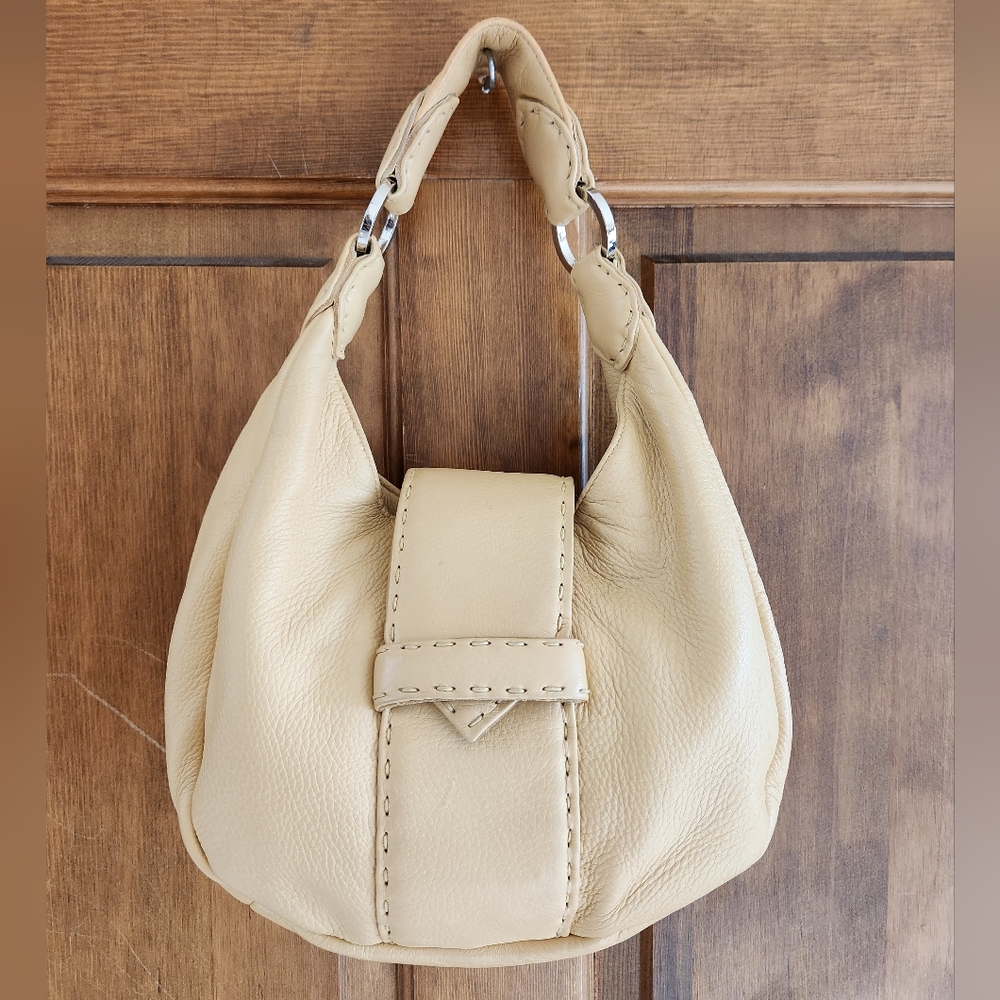 DESMO Leather Hobo Purse Hand Bag